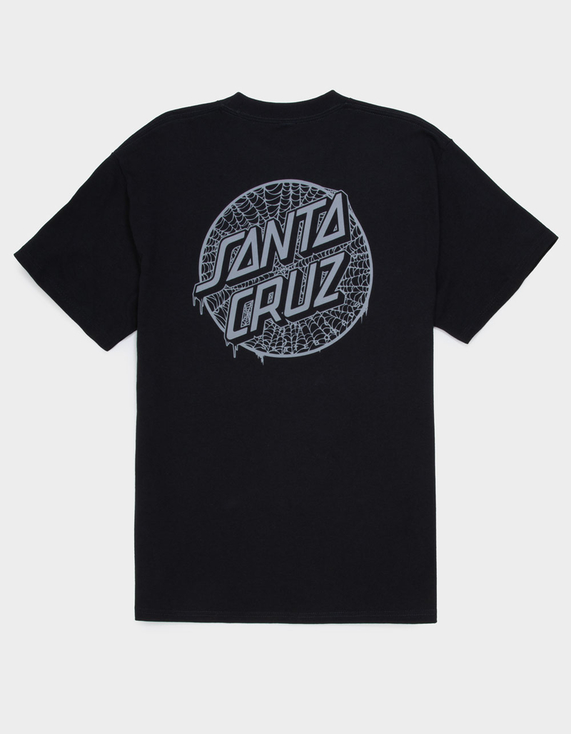 SANTA CRUZ Web Dot Mono Mens Tee image number 0