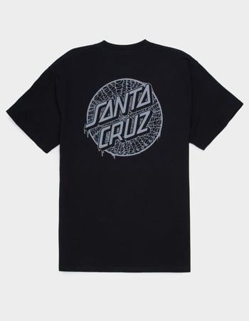 SANTA CRUZ Web Dot Mono Mens Tee Primary Image