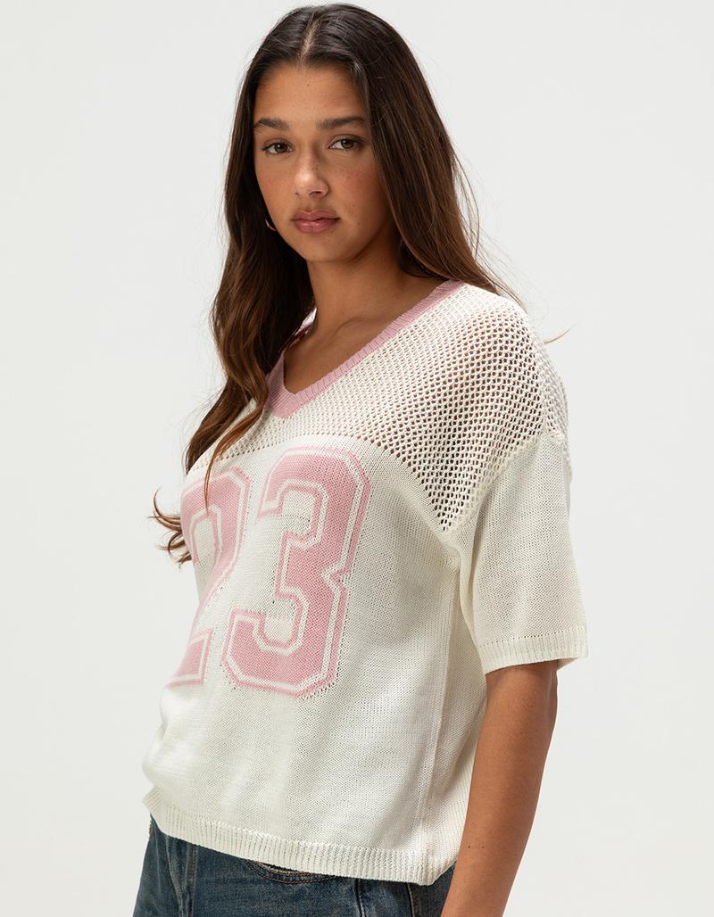 RSQ Womens Short Sleeve Jersey Sweater image number 2