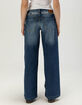 VON DUTCH Mid Rise Womens Wide Leg Slouchy Jeans image number 2