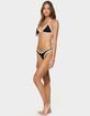 EDIKTED Dina Contrast Triangle Bikini Top image number 4