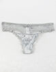FULL TILT Cute One Gray Thong image number 1