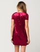 FULL TILT Velvet Tee Dress image number 3