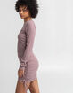 LOVE TREE Womens Cinch Side Bodycon Dress image number 2
