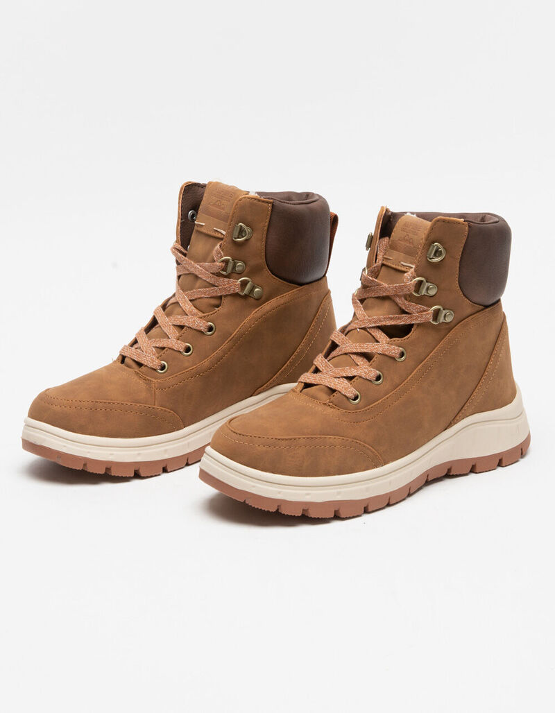 ROXY Womens Karmel LaceUp Boots BROWN ARJB700703