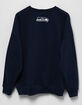 NFL Seattle Seahawks Embroidered Womens Crewneck Sweatshirt image number 6