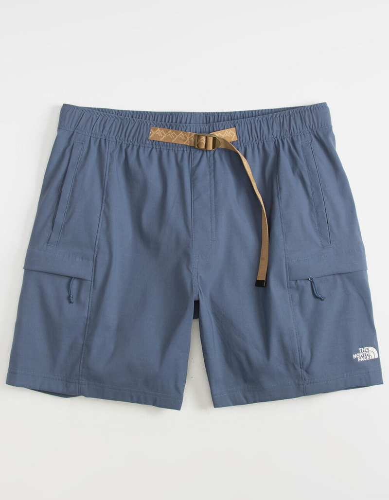 THE NORTH FACE Class V Mens Blue Belted Shorts image number 1