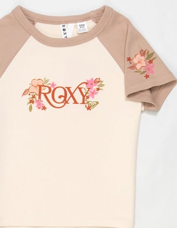 ROXY Bouquet Girls Raglan Tee Alternative Image