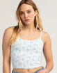 RSQ Womens Print Corset Tank Top image number 1