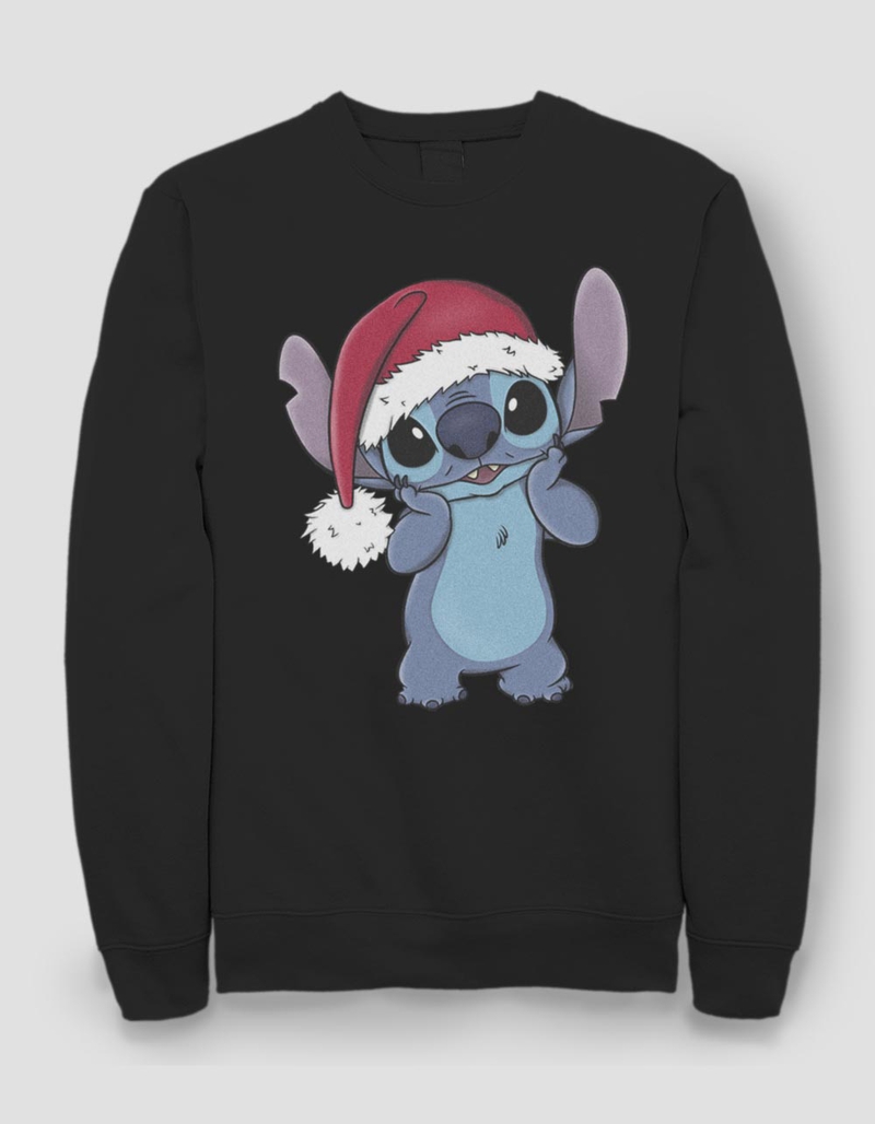 LILO & STITCH Santa Hat Unisex Holiday Sweatshirt image number 0