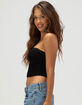 BOZZOLO Lace Trim Womens Tube Top image number 3