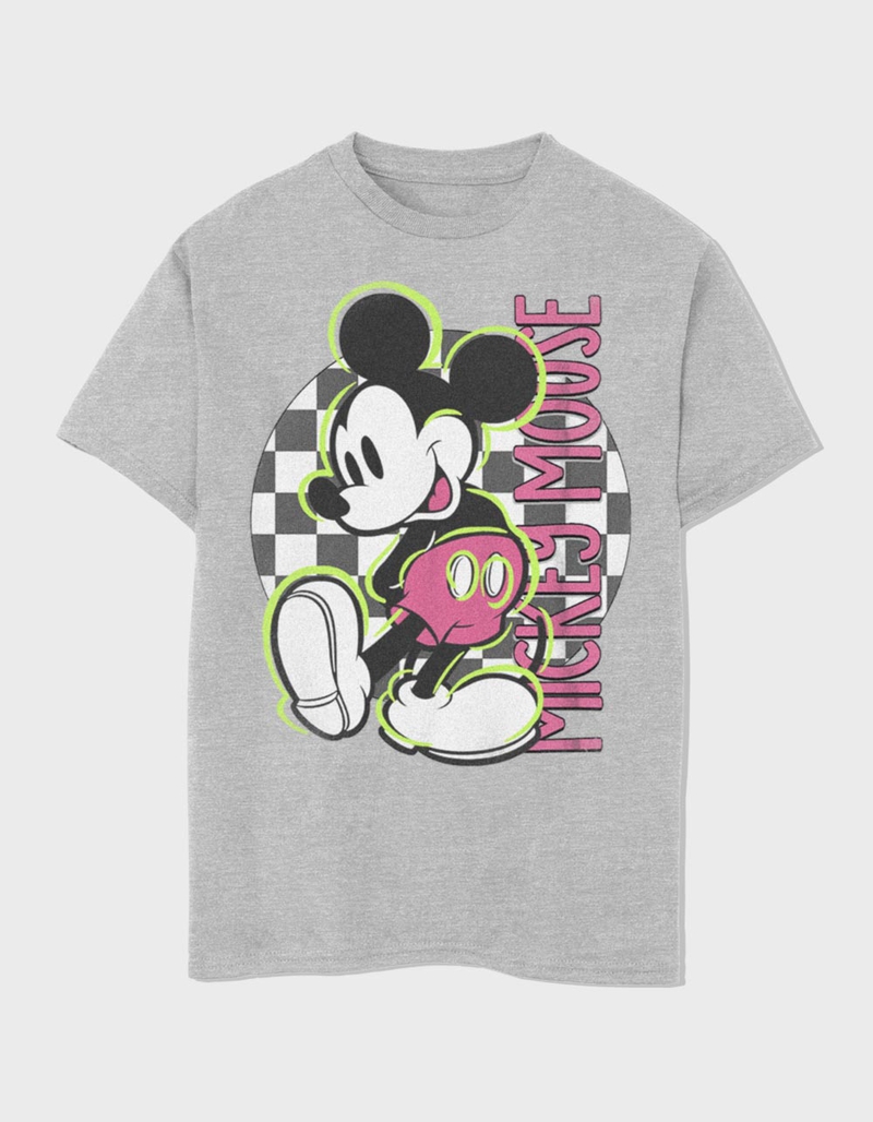 DISNEY Mickey Mouse Circle Checker Unisex Kids Tee image number 0