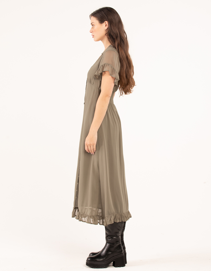 BDG Urban Outfitters Jessica Button Maxi Dress image number 1