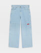 DICKIES Double Knee Mens Loose Straight Work Jeans image number 5