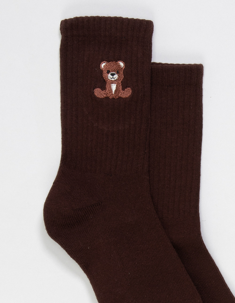 FULL TILT 2 Pack Womens Embroidered Quarter Socks image number 1