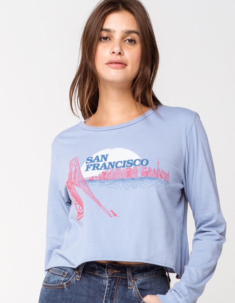 FULL TILT San Francisco Womens Crop Tee image number 0