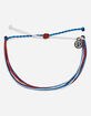 PURA VIDA Red White Blue Bracelet image number 1