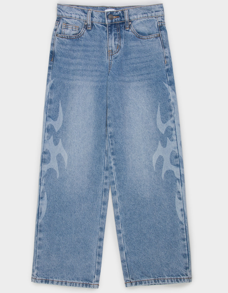 RSQ Girls Cyber Ultra Baggy Jeans image number 1