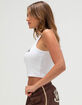VON DUTCH Notch Rib Womens Tank Top image number 3