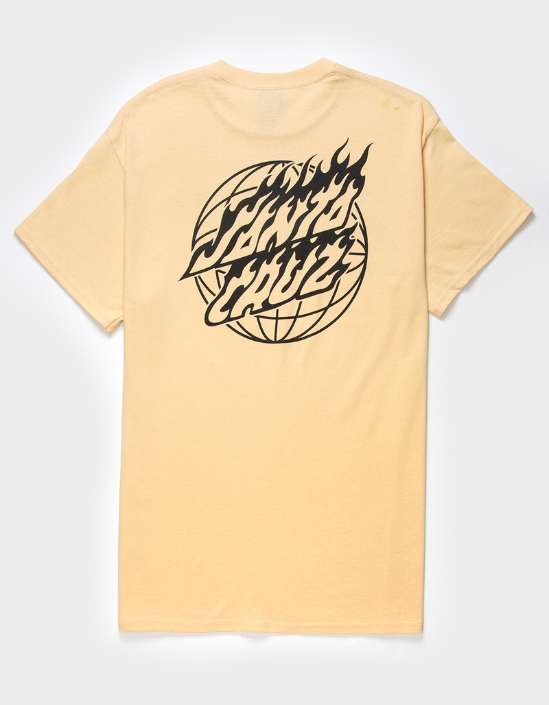 SANTA CRUZ Global Flame Dot Mens Tee image number 0
