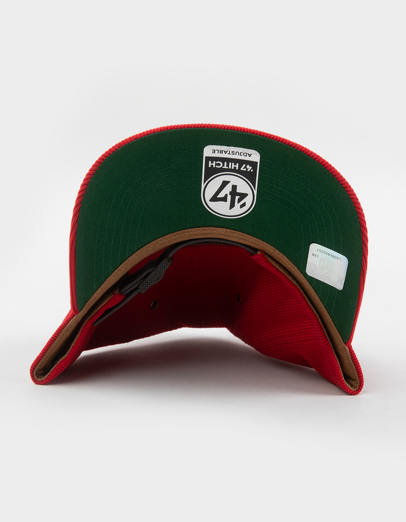 47 BRAND San Francisco 49ers Golden Age Cord '47 Hitch Strapback Hat image number 4