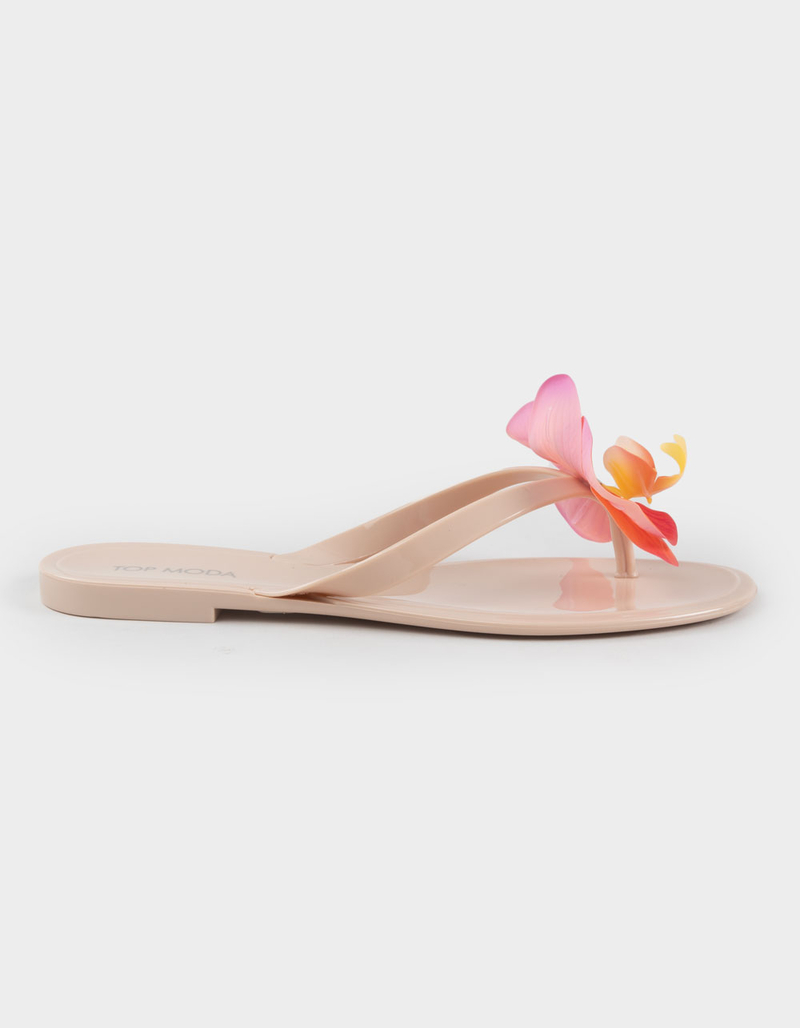 TOP MODA Hibiscus Womens Flip Flops image number 1