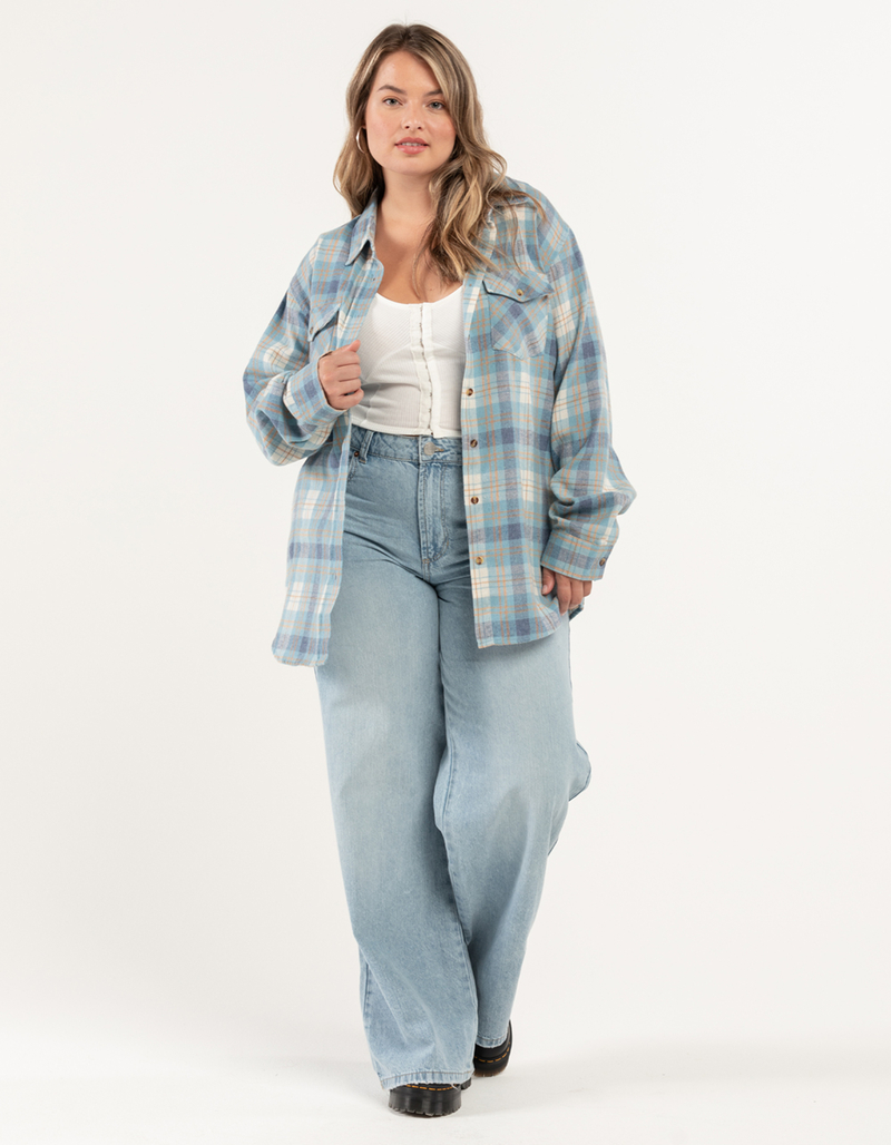 RSQ Womens Oversized Flannel image number 7
