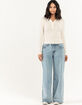 RSQ Womens Low Rise Wide Leg Jeans image number 1