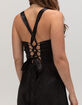 LULUS Satin Jacquard Womens Dress image number 4