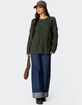 EDIKTED Kennedy Oversized Cable Knit Sweater image number 2