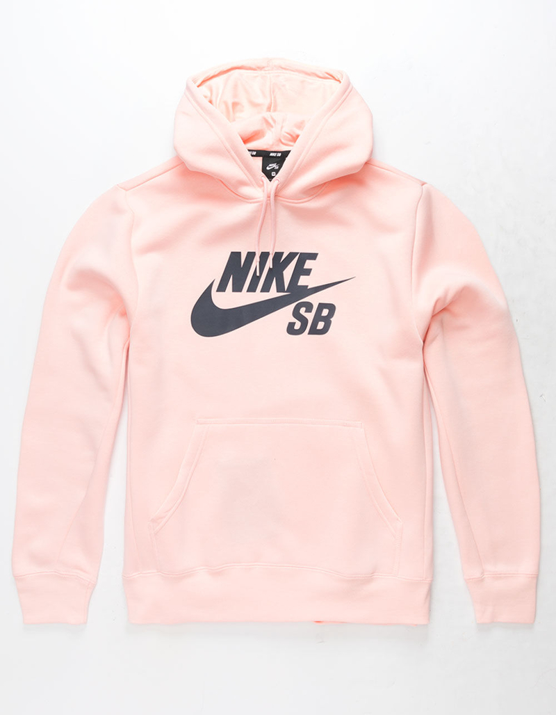 NIKE SB Icon Pink Mens Hoodie image number 1
