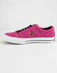 CONVERSE One Star OX Active Fuchsia & White Shoes image number 4