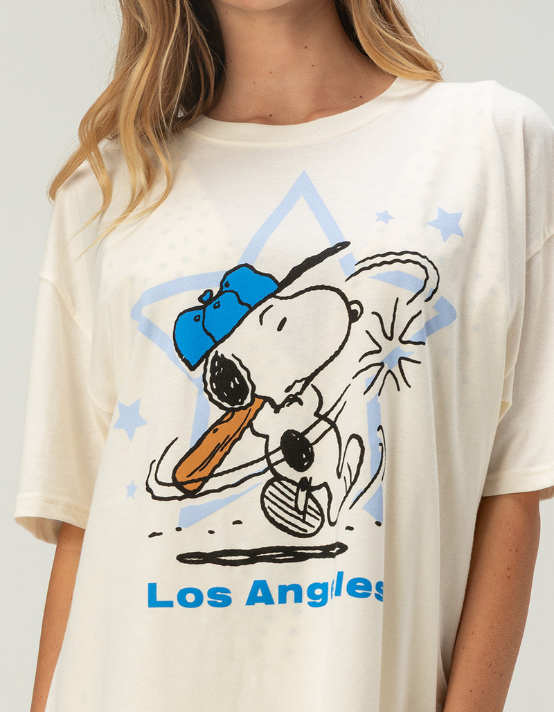 PEANUTS Baseball Womens Boyfriend Tee image number 1