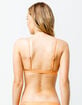 FULL TILT Fixed Triangle Orange Bikini Top image number 3