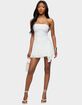 EDIKTED Elaia Asymmetric Strapless Lace Mini Dress image number 5