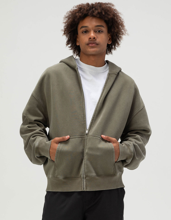 RSQ Mens Oversized Zip-Up Hoodie Primary Image