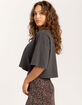 HURLEY Tiger Womens Boyfriend Crop Tee image number 3