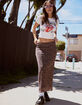 RSQ Womens Low Rise Mesh Maxi Skirt image number 5
