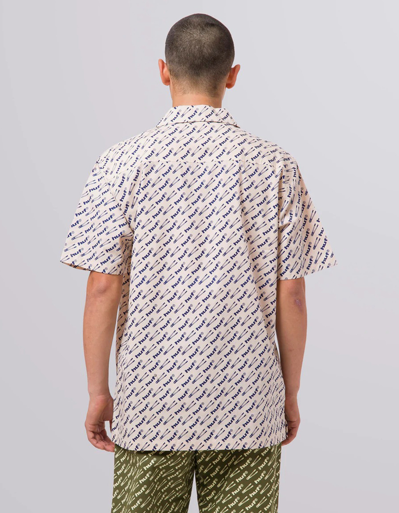 HUF Breaker Mens Button Up Shirt image number 3