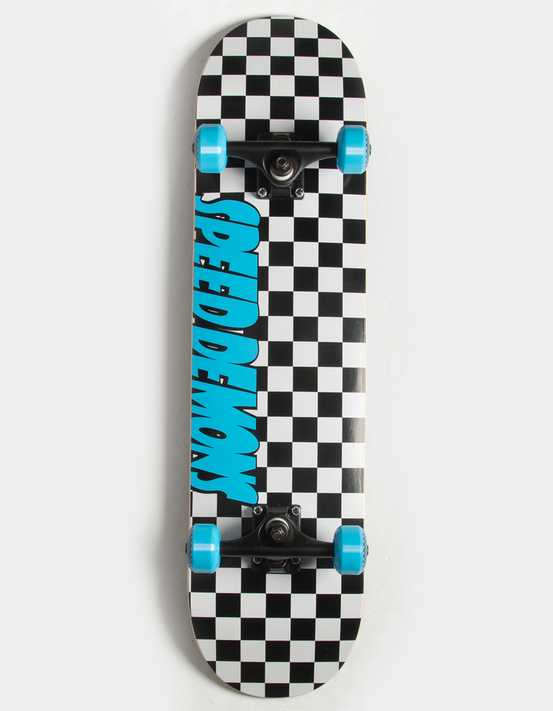 SPEED DEMONS Checkers Complete 7.75'' Skateboard image number 0