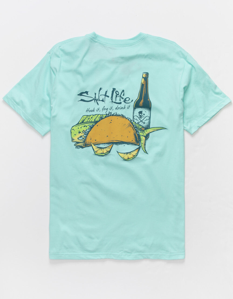 SALT LIFE Hook It Mens Pocket Tee image number 0