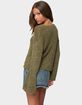 EDIKTED Drop Shoulder Light Knit Sweater image number 3
