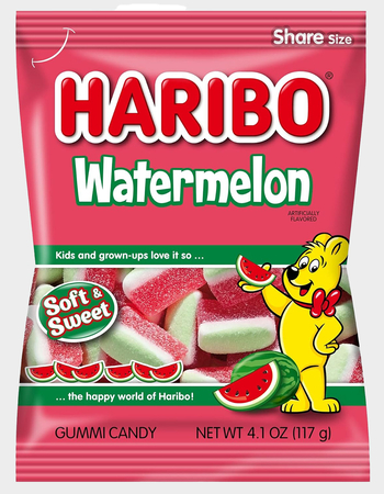 HARIBO Watermelon Gummy Candy Primary Image