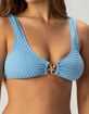 DAMSEL Texture Ring Bralette Bikini Top image number 3