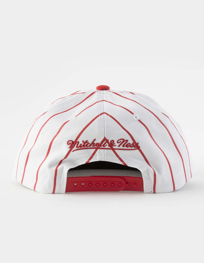 MITCHELL & NESS Miami Heat Retro Pinstripe Mens Snapback Hat image number 1