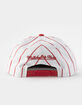 MITCHELL & NESS Miami Heat Retro Pinstripe Mens Snapback Hat image number 2