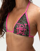 ED HARDY Camo Triangle Bikini Top image number 4