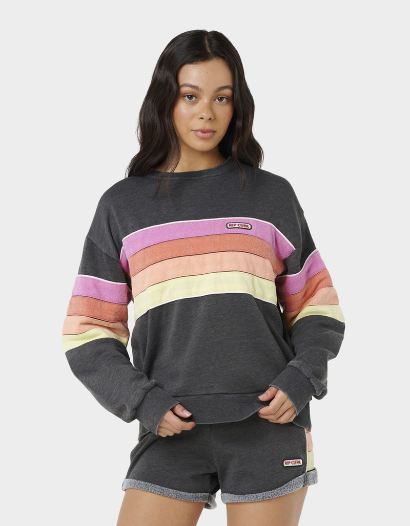 RIP CURL Surf Revival Womens Relaxed Crewneck Sweatshirt image number 0