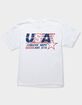 USA Athletic Department Distressed Girls Tee image number 1