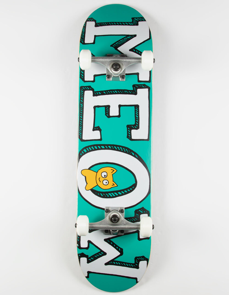 MEOW SKATEBOARDS Logo 8" Complete Skateboard image number 0